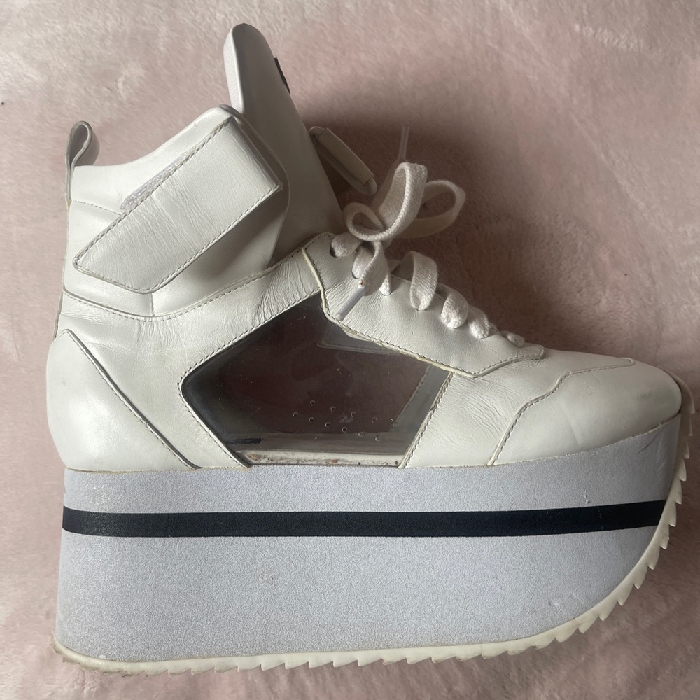 Ruthie Davis Ivory Platform High-Tops